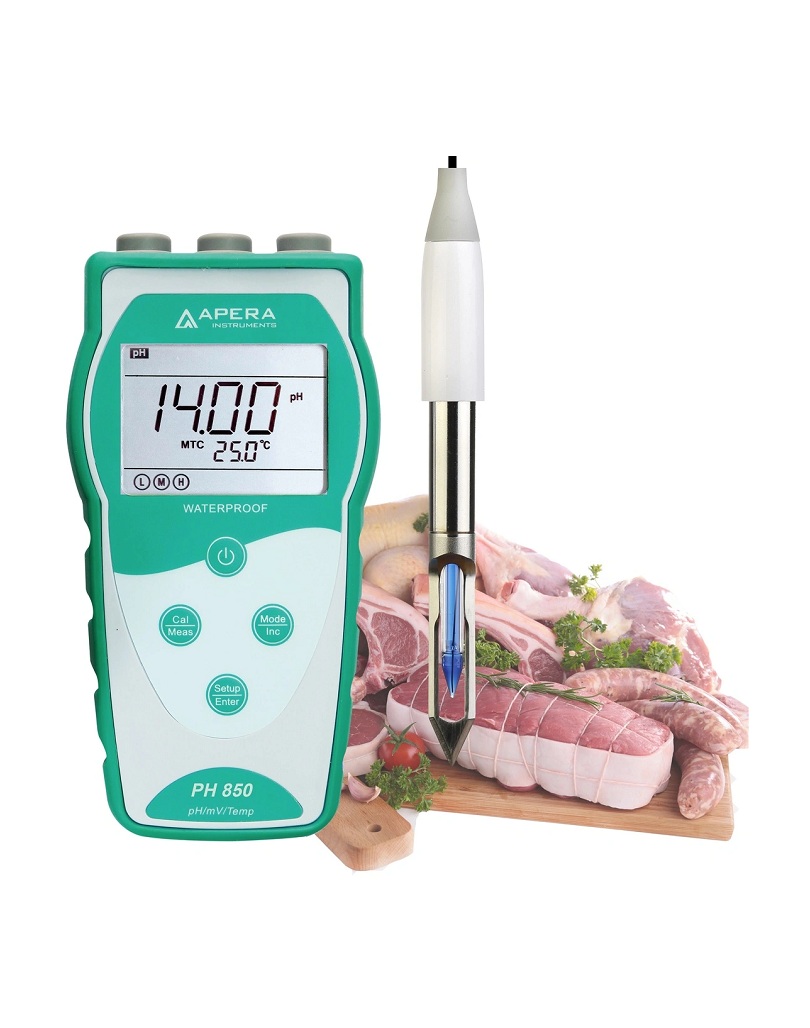 pHmetro portátil para carne PH850-MT - Quimicompany