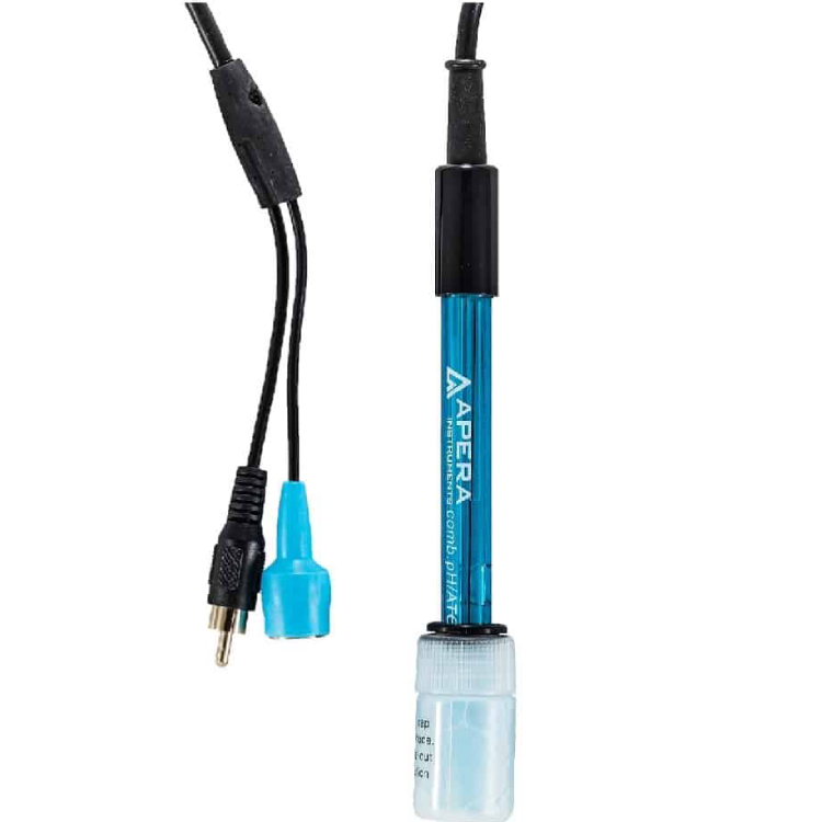 Electrodo Combinado 3-en-1 pH/Temperatura – 201T-F (BNC-RCA)