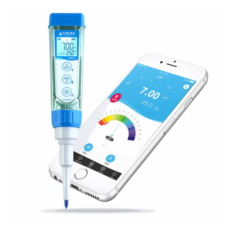 Kit de prueba de pH PH60S-Z para muestras de alimentos/sólidos/viscosos