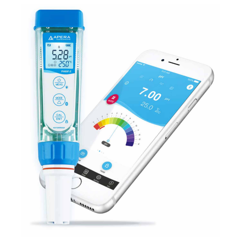 Kit de prueba de pH plano inteligente PH60F-Z