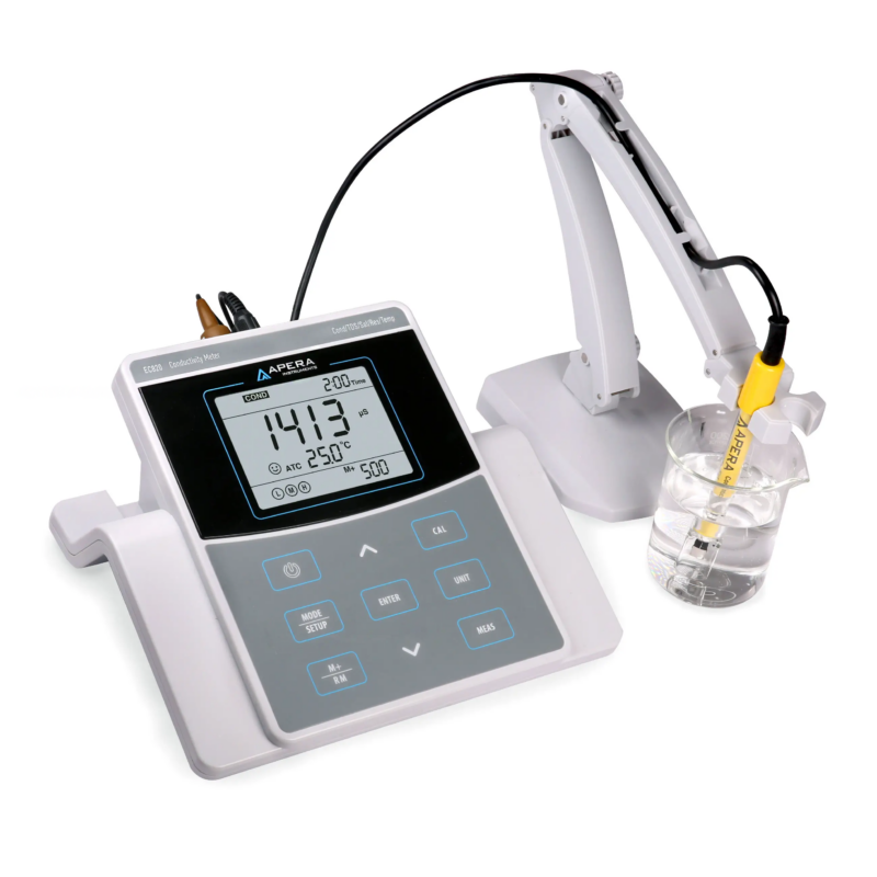 Kit de medidor de conductividad de mesa de precisión EC820