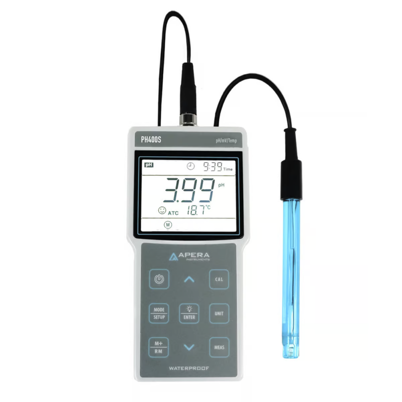Kit pHmetro Portátil PH400S – Gestión de Datos GLP y Salida USB