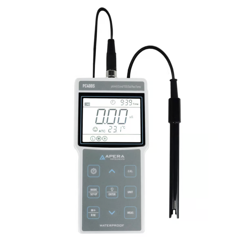 Kit Portátil PC400S – pHmetro y Conductividad con GLP y USB