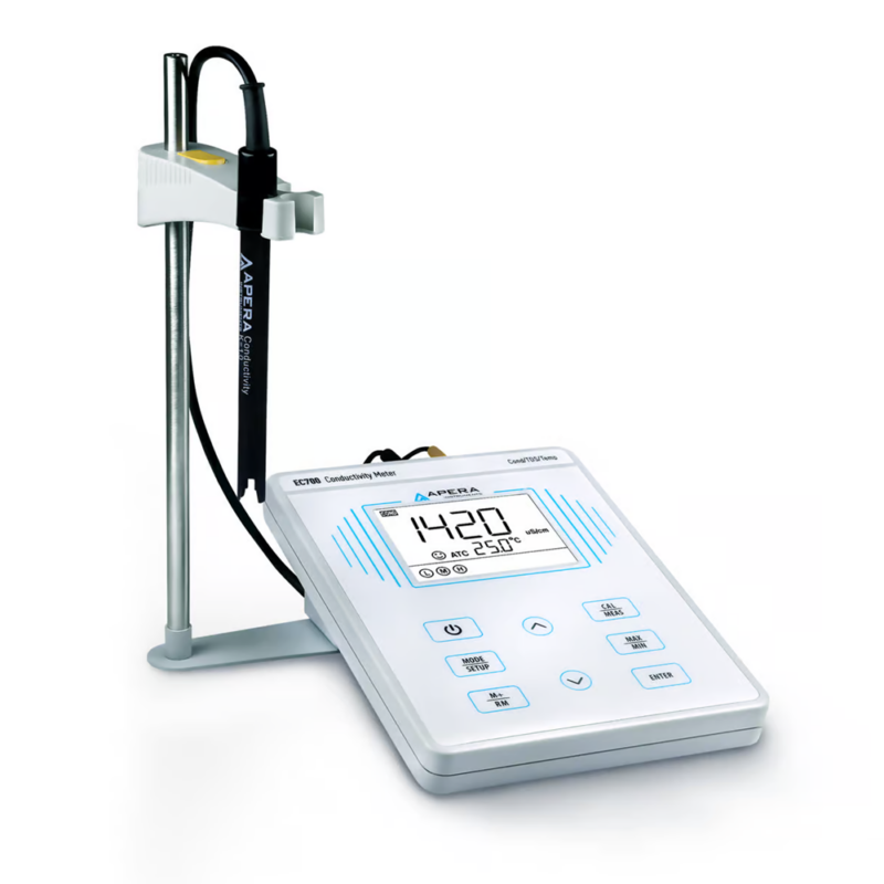 Medidor de conductividad de mesa EC700