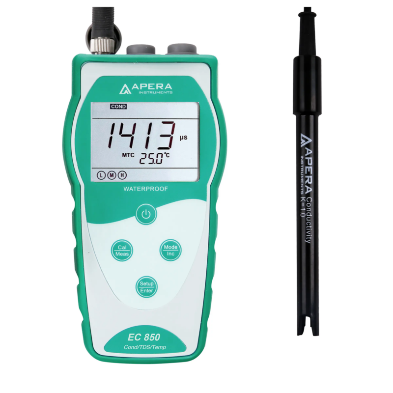 Medidor de conductividad portátil EC850