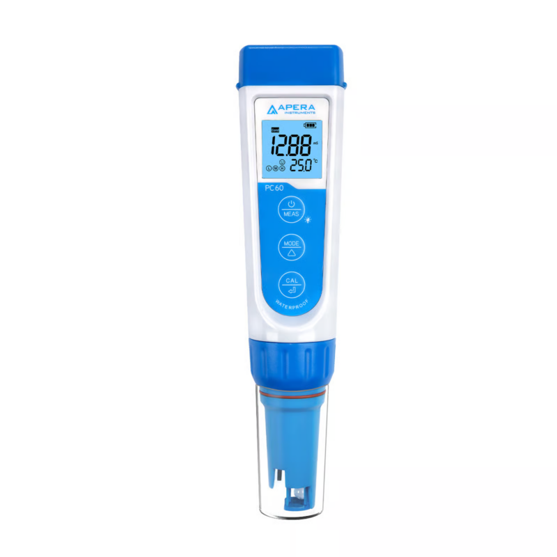 Medidor multiparámetro (pH/EC/TDS/salinidad/temp.) serie premium PC60