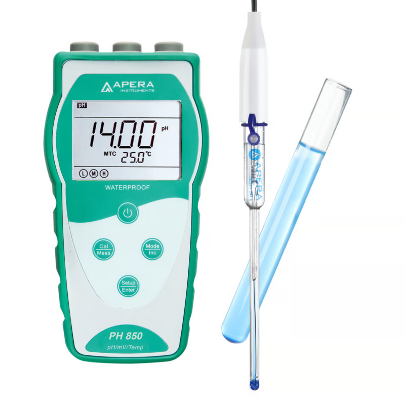 PHmetro portátil para muestras pequeñas PH850-MS