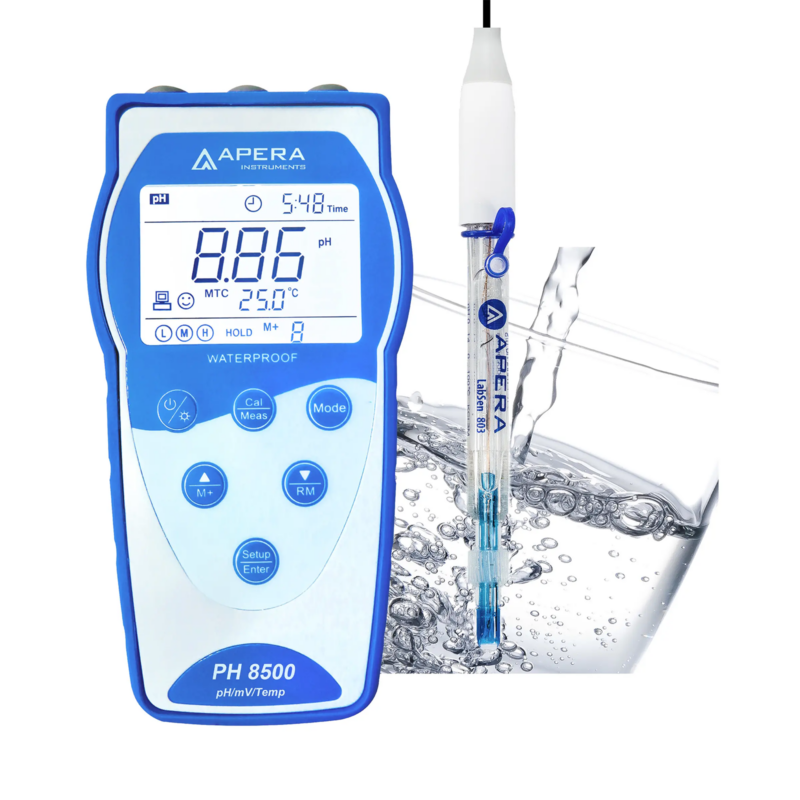 PHmetro para agua pura con registrador de datos PH8500-PW