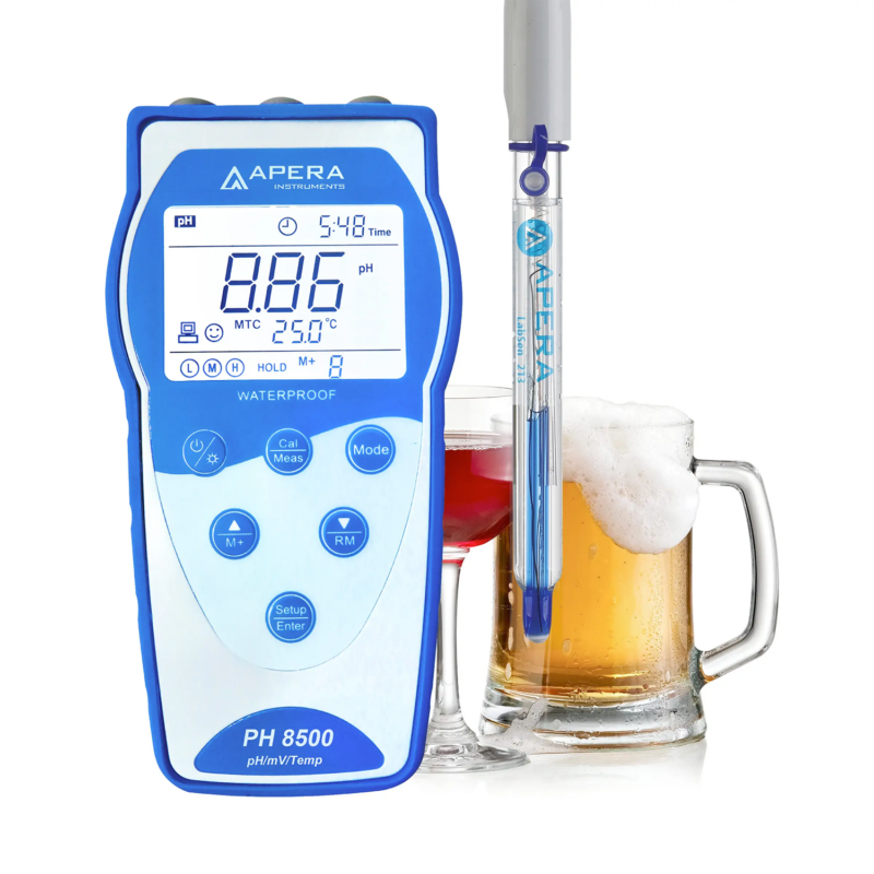 PHmetro para bebidas con registrador de datos PH8500-BR