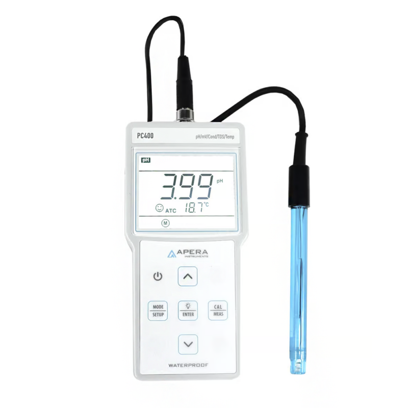 Multiparámetro pH/conductividad/TDS  portátil PC400