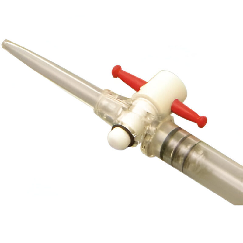 Bureta acrílica con llave recta 50mL