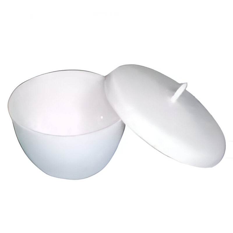 Crisoles en porcelana silica con tapa 100mL