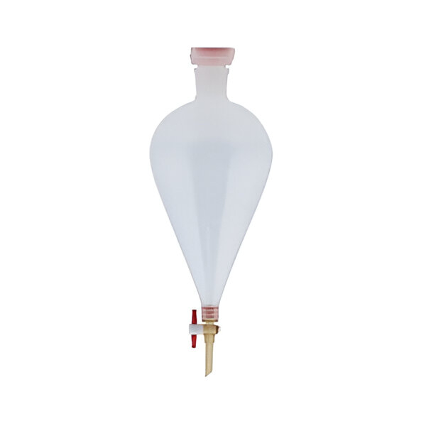Embudo de separación conico en plástico 100mL
