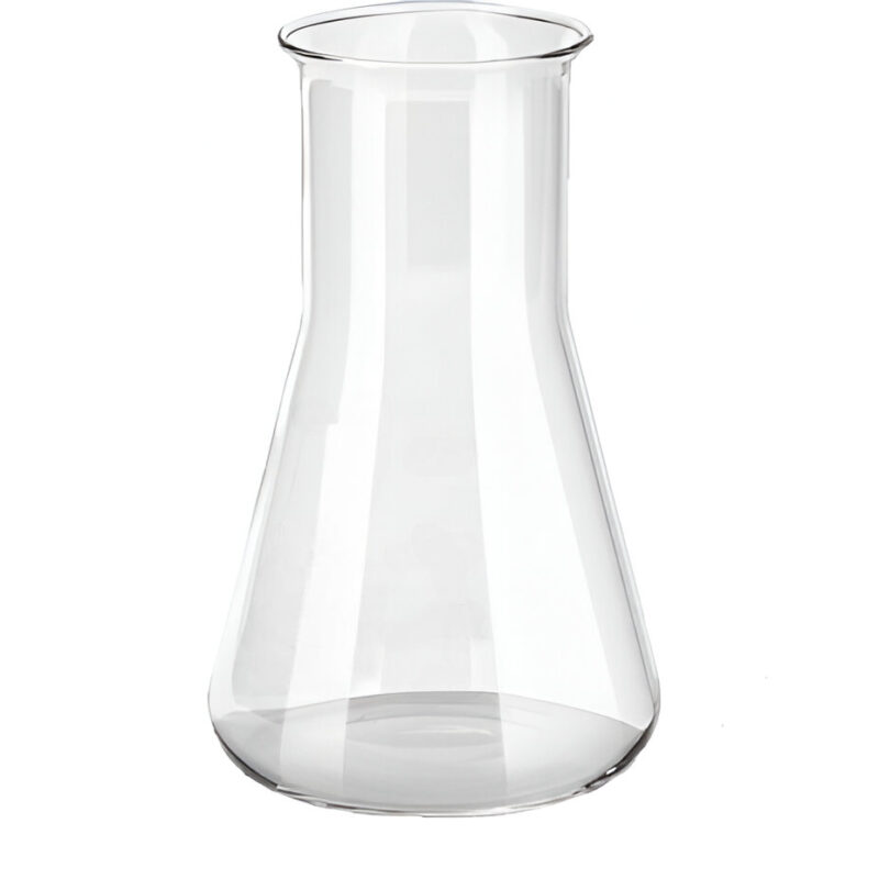 Erlenmeyer en vidrio claro boca ancha 1000mL Labscient