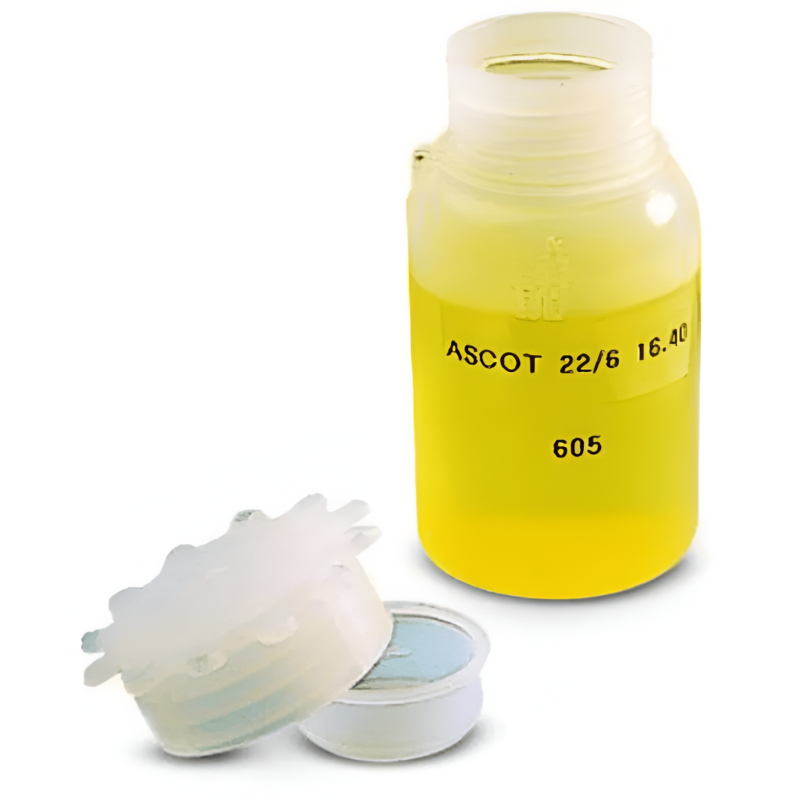 Frasco en plástico boca ancha graduado de cuello ancho con tápon y tapa rosca 1000mL