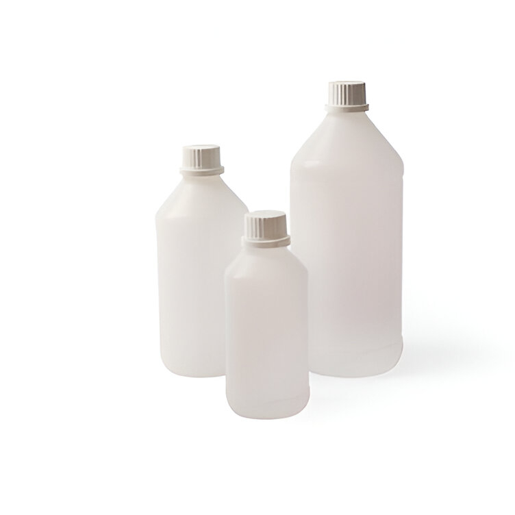 Frasco plástico en HDPE con tapón rosca cuello estrecho 1000mL