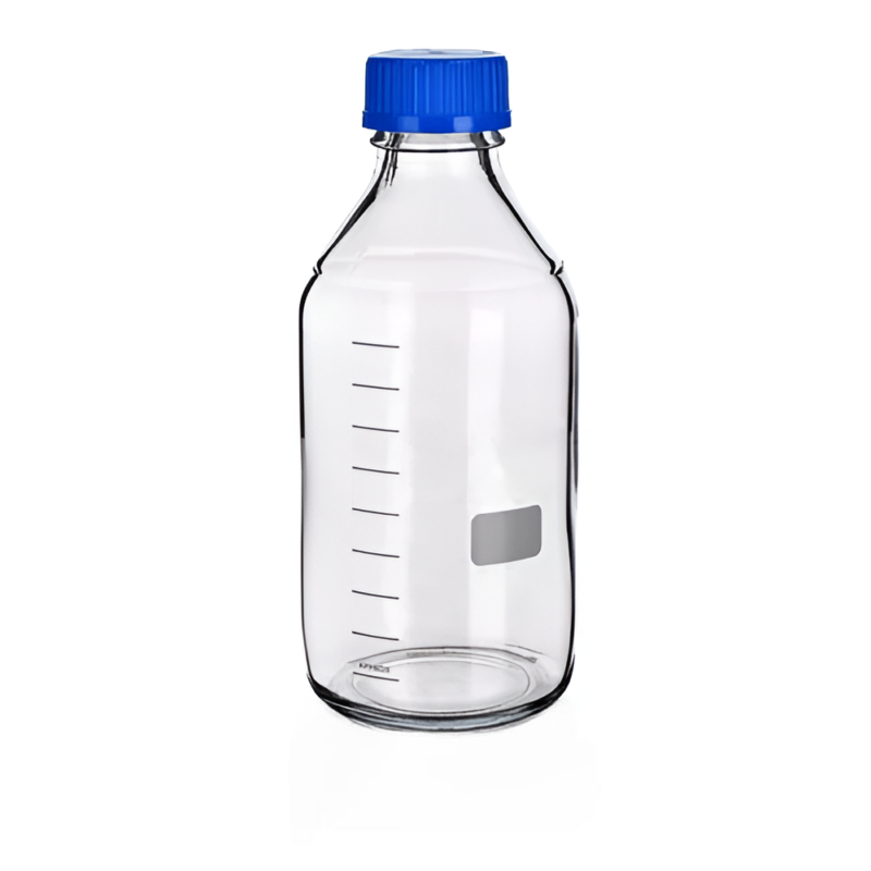 Frascos en vidrio tapa rosca azul vidrio claro 10.000mL Boeco