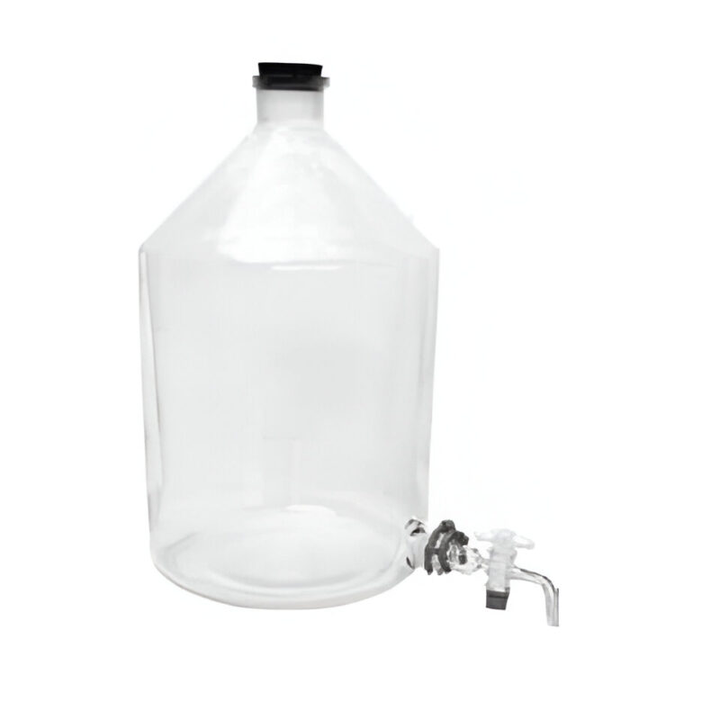 Frascos en vidrio mariotte para reactivos con tapa y llave 10.000mL