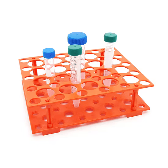 Gradillas en plástico para 50 microtubos de centrífuga