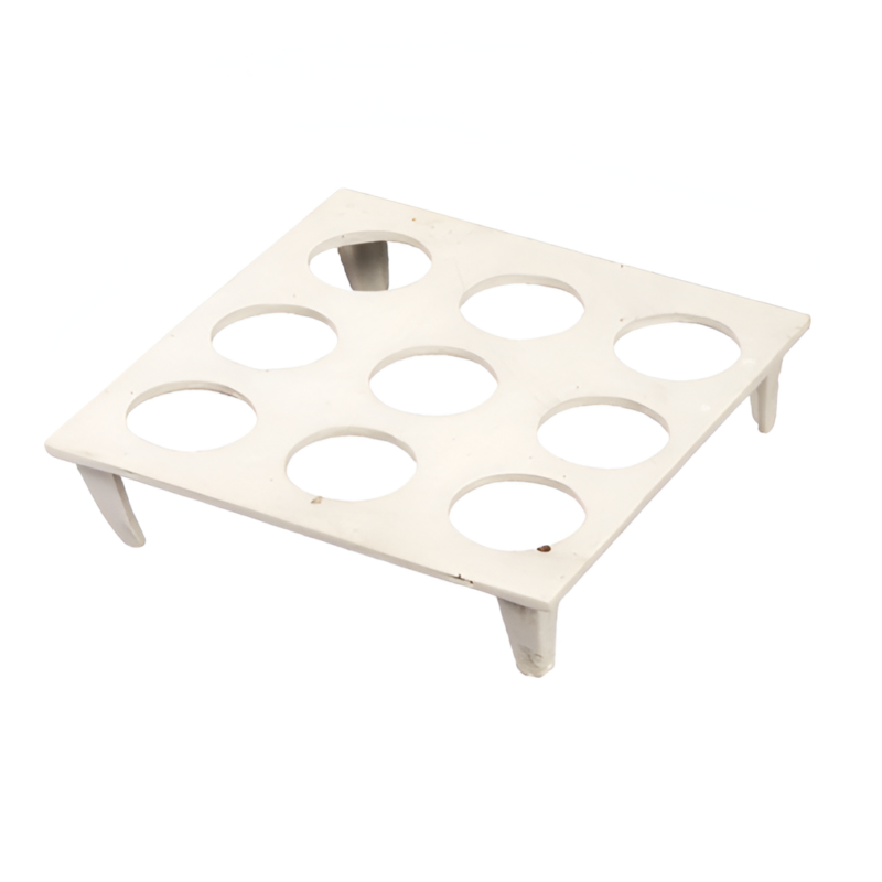 Gradillas en porcelana para crisoles