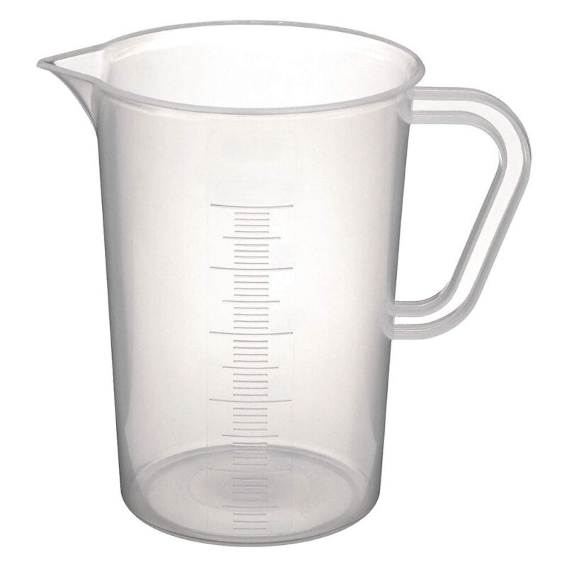Jarra en plástico vaso con manija graduado en alto relieve 5000mL