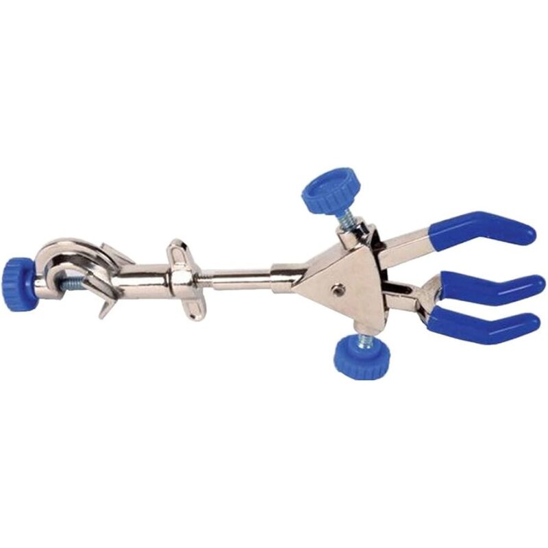 Pinzas metalicas extensión de tres dedos con nuez y doble ajuste con tornillos ajustables plásticos