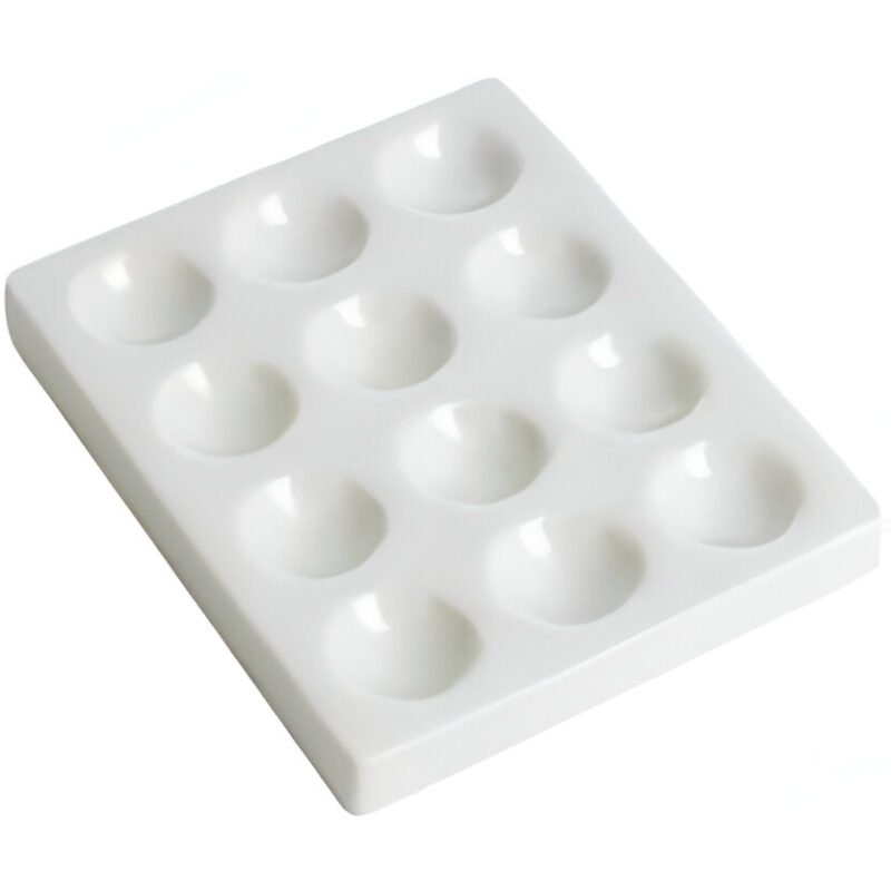 Placa de 8 celdas para colorimetria 12 cavidades de 20mm y 5mm de profundidad