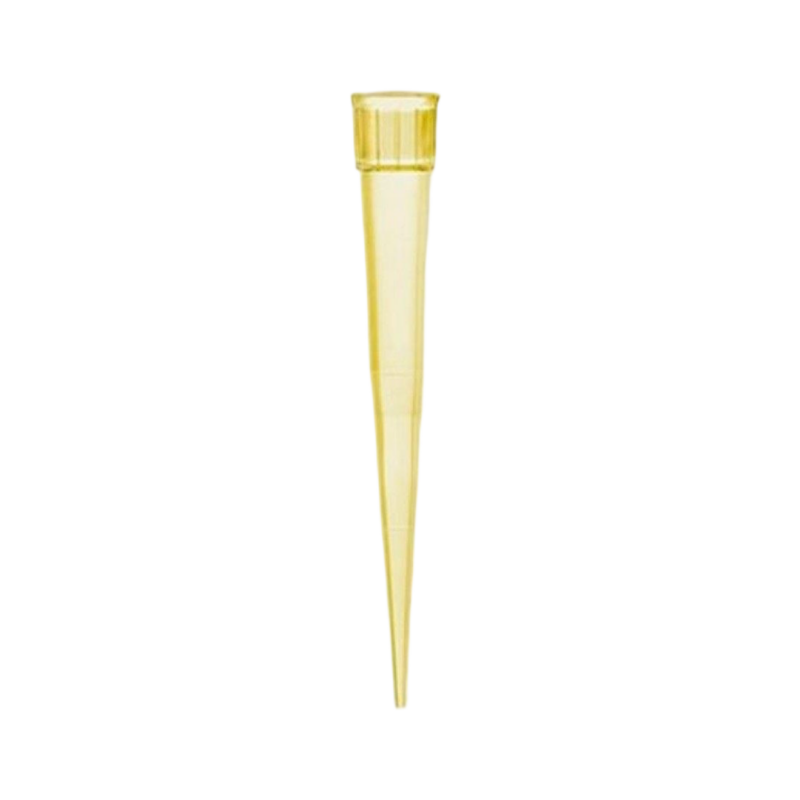 Puntas para micropipetas color amarillo estéril 2-200 uL