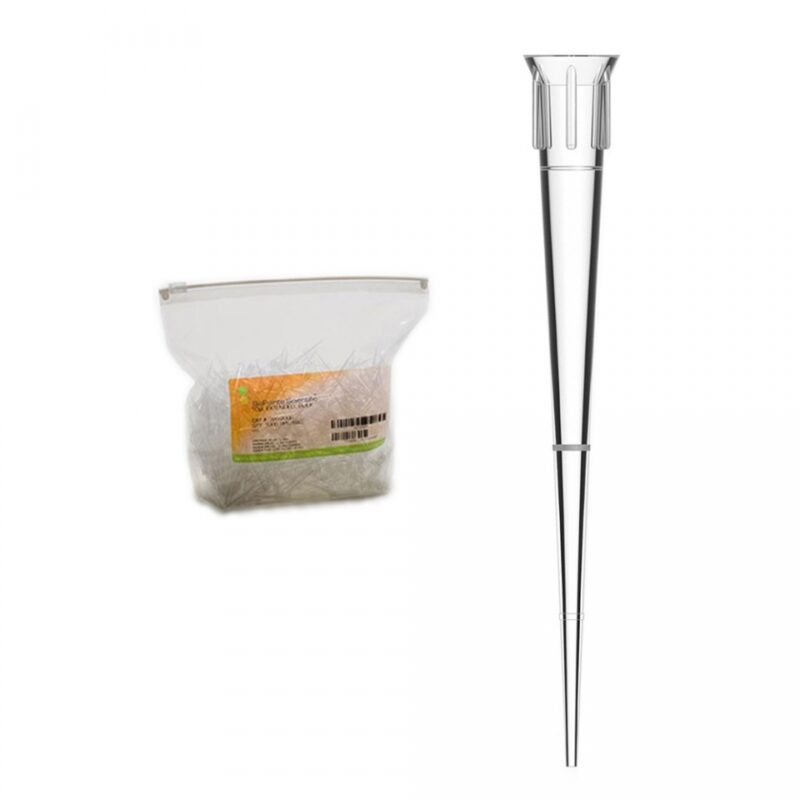 Puntas para micropipetas con filtro no estériles graduada en alto relieve 20uL