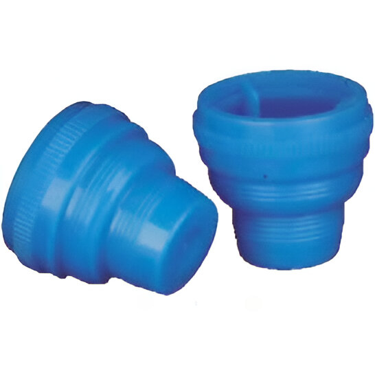 Tapon en polipropileno color azul