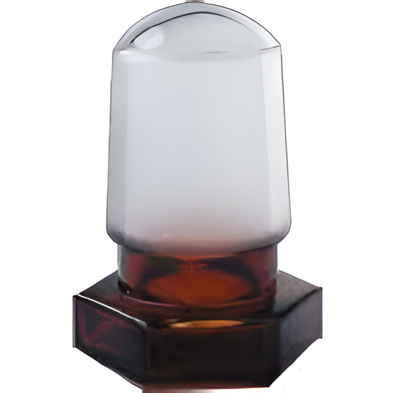 Tapon para balón volumetrico vidrio ámbar 10/19