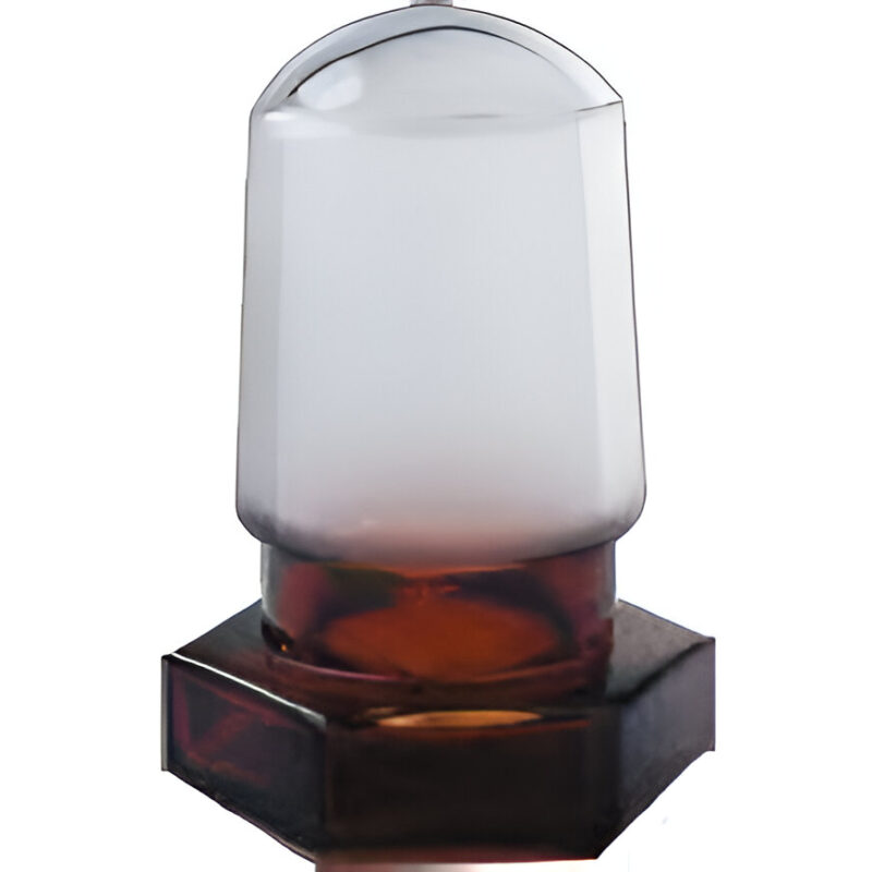 Tapon para balón volumetrico vidrio ámbar 10/19