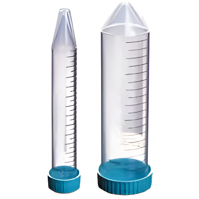 Tubos para centrifuga esteril con tapa y gradilla 15mL