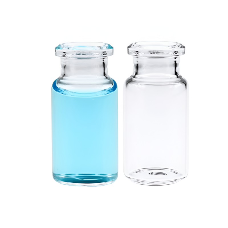 Vial en vidrio transparente de crimpar de 20 mm para Headspace de 20 ml