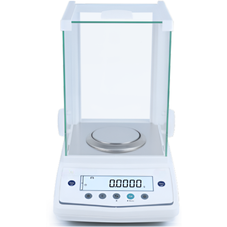 Balanza analítica con pantalla LCD y calibración interna de 220g X 0.1mg