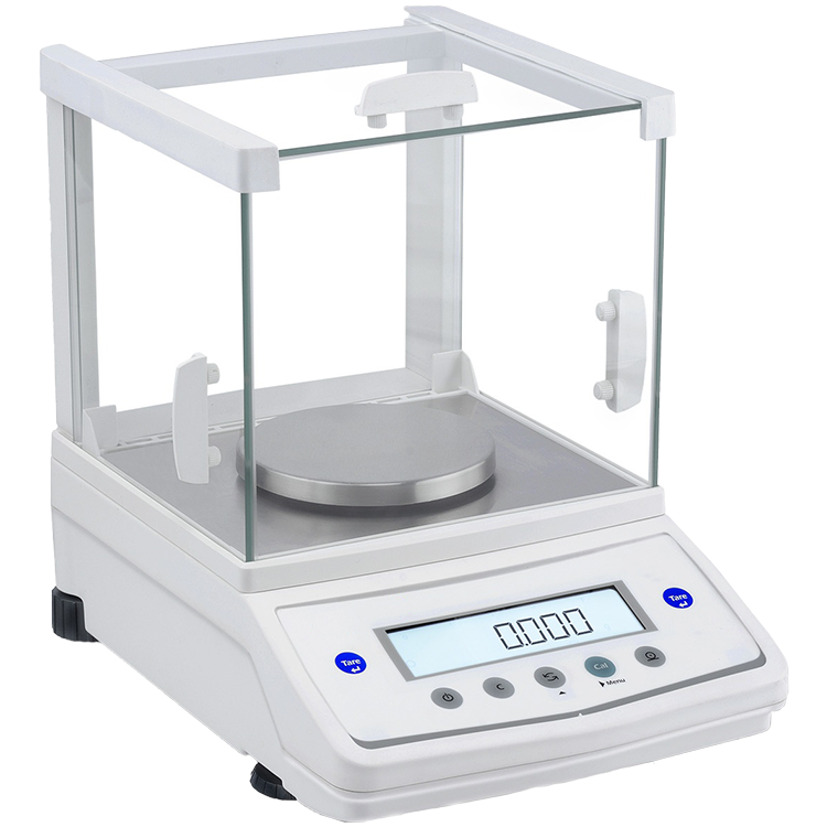 Balanza de precisión con pantalla LCD y calibración externa de 510g X 0.001g