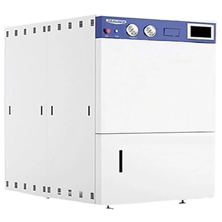 Autoclave industrial horizontal de doble puerta de 350L con secado al prevacio y vacío, pantalla táctil y sistema de enfriamiento rápido