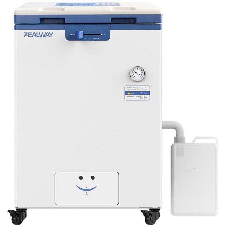 Autoclave vertical con secado automático de 60L