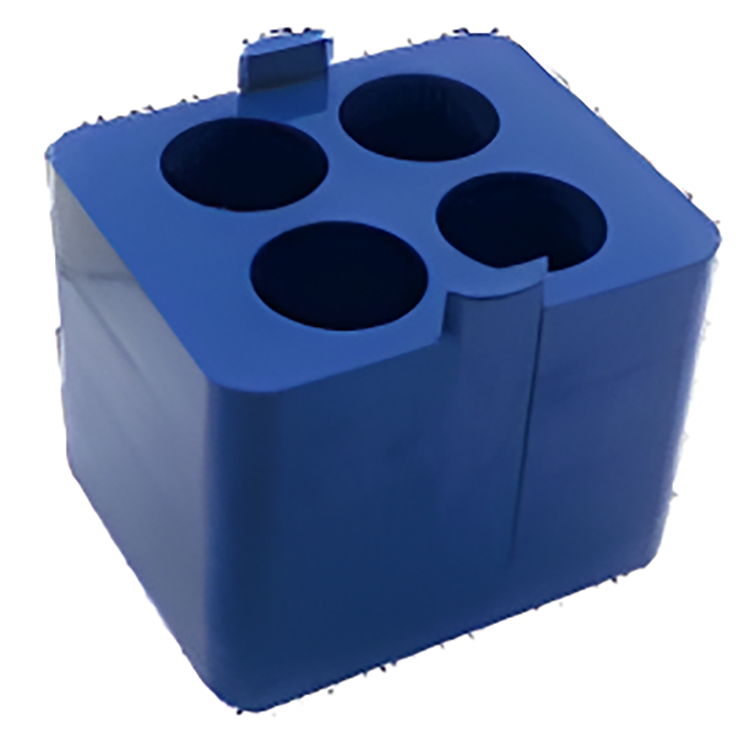 Adaptador para tubos cónicos de 50ml x 4 x 4