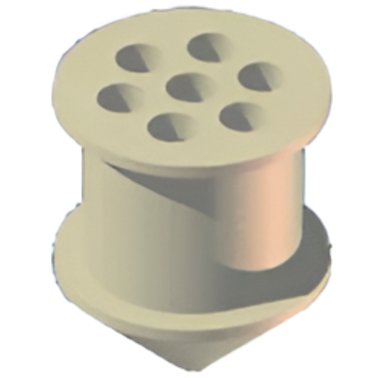 Adaptador para tubos de 15ml x 7 x 4