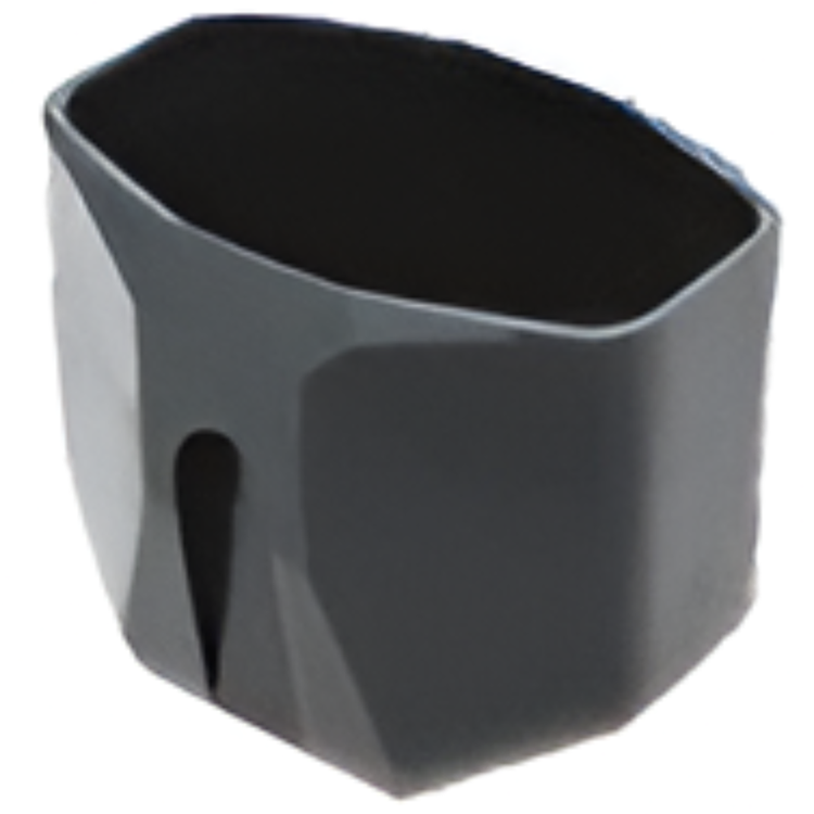 Cubeta ovalada de acero 2400ml