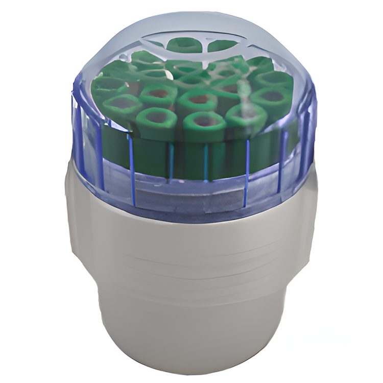 Adaptador con cubierta para aerosol de 7ml/5ml x 19 x 4