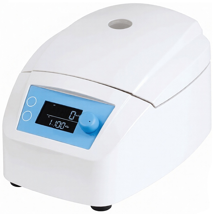 Microcentrifugas max. 13.500rpm + microrotor de ángulo fijo de PP autoclavable de 12 posiciones