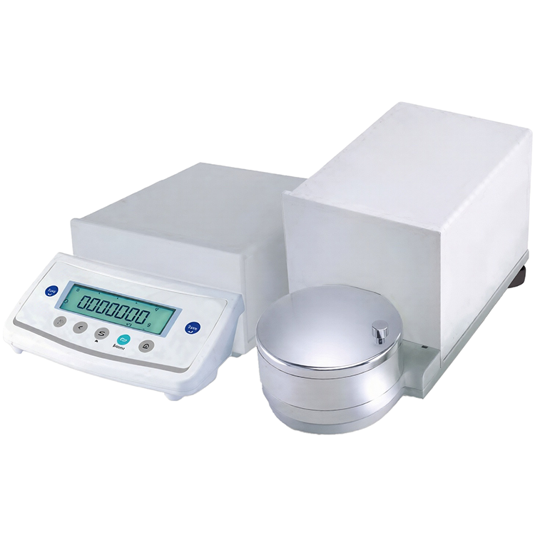 Microbalanza de filtros con pantalla LCD y calibración interna de 5g x 1μg