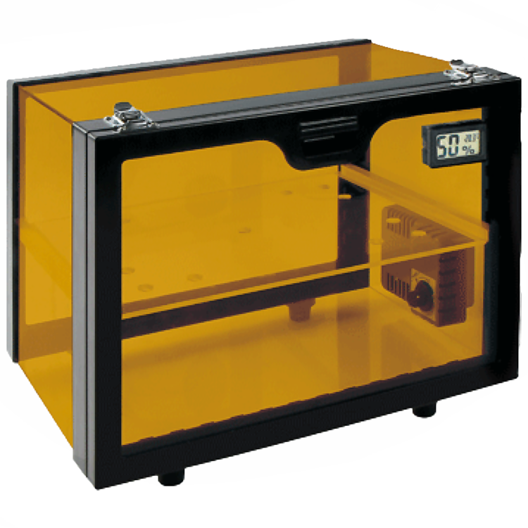 Desecador con protección UV y secado automático de tipo horizontal con 33L
